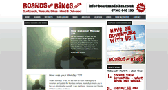 Desktop Screenshot of boardsandbikes.co.uk