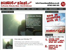 Tablet Screenshot of boardsandbikes.co.uk